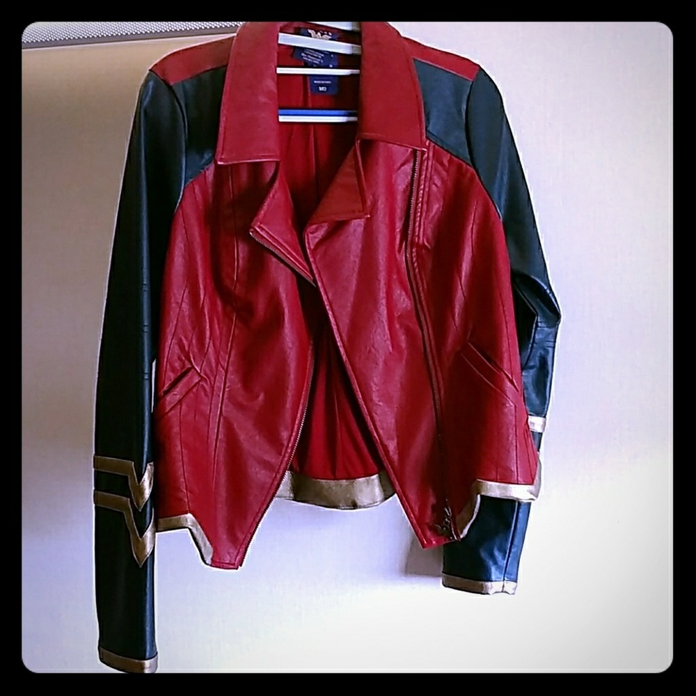 Wonder woman leather jacket